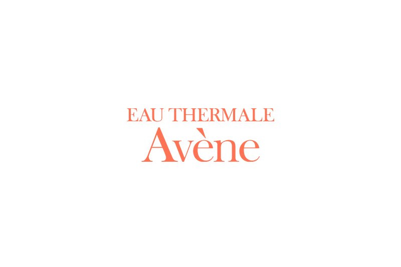 Avene.jpg Logo von Eau Thermale Avène in einem klaren, modernen Schriftzug mit orangefarbenem Schriftzug auf weißem Hintergrund.